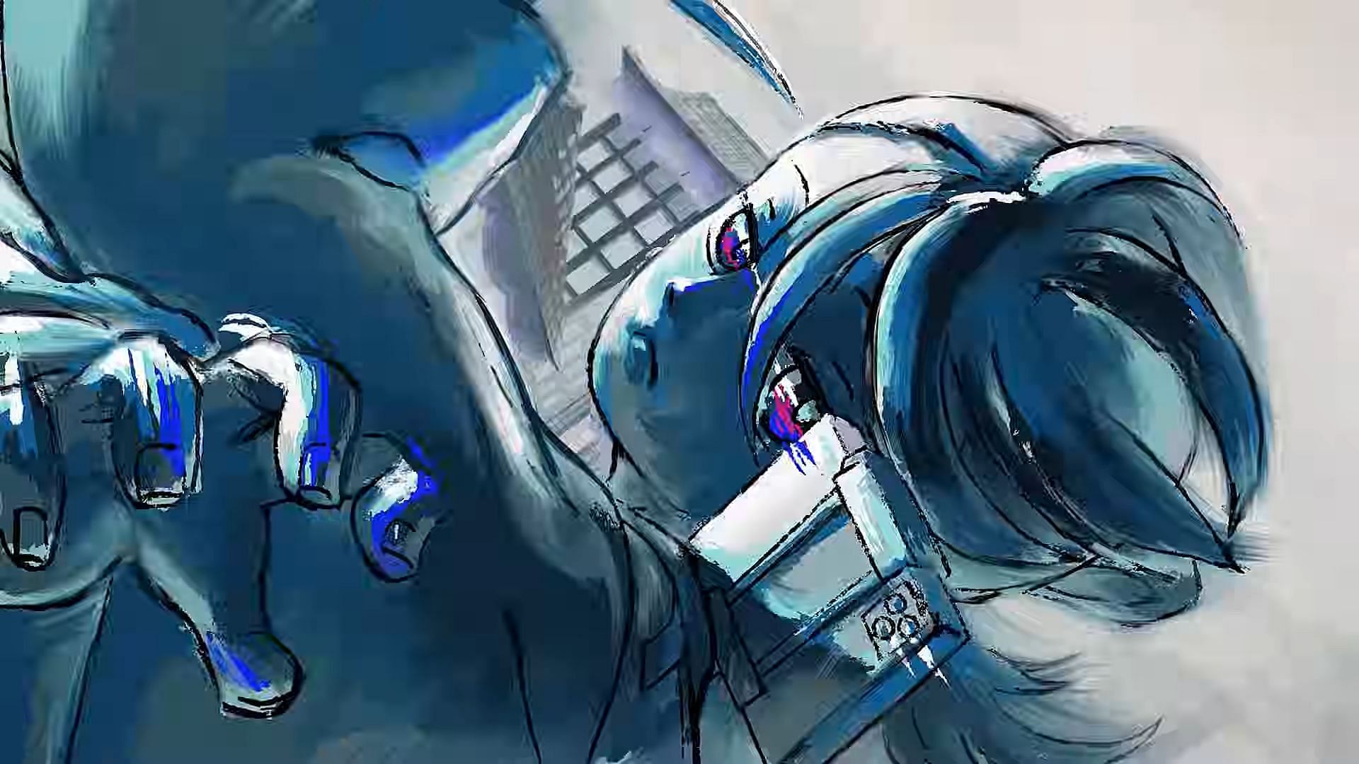 Vlog Killtuber as seen in the anime (Image via Studio Dotou)